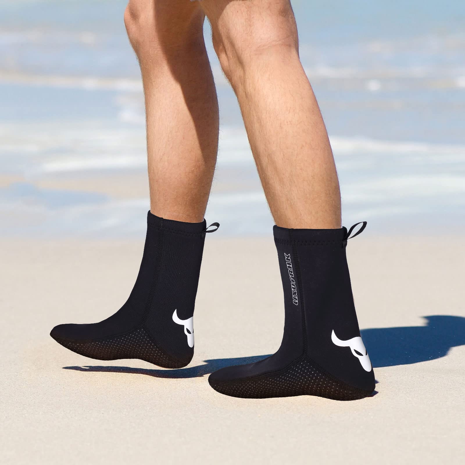 Calcetines de neopreno de 2 mm para buceo a prueba de arena, calcetines de voleibol de playa para deportes acuáticos al aire libre, calcetines de playa/SMLXL2XL