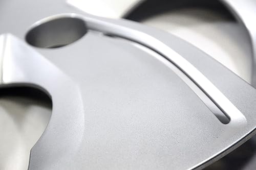 Miniatura 6 de Juego de 4 fundas de rueda de 15 pulgadas con 5 radios trenzados para Honda Civic 2013-2015 - Plateado atornillado