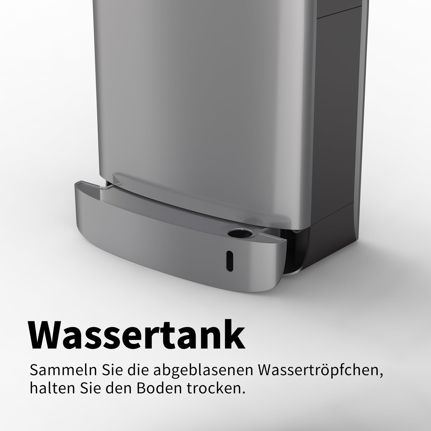 AIKE Swan Slim Händetrockner mit HEPA-Filter, Elegantes Kurven-Design und Minimalistische Ästhetik für Moderne Badezimmer, 220V Modell AK2065 (Platin Silber)