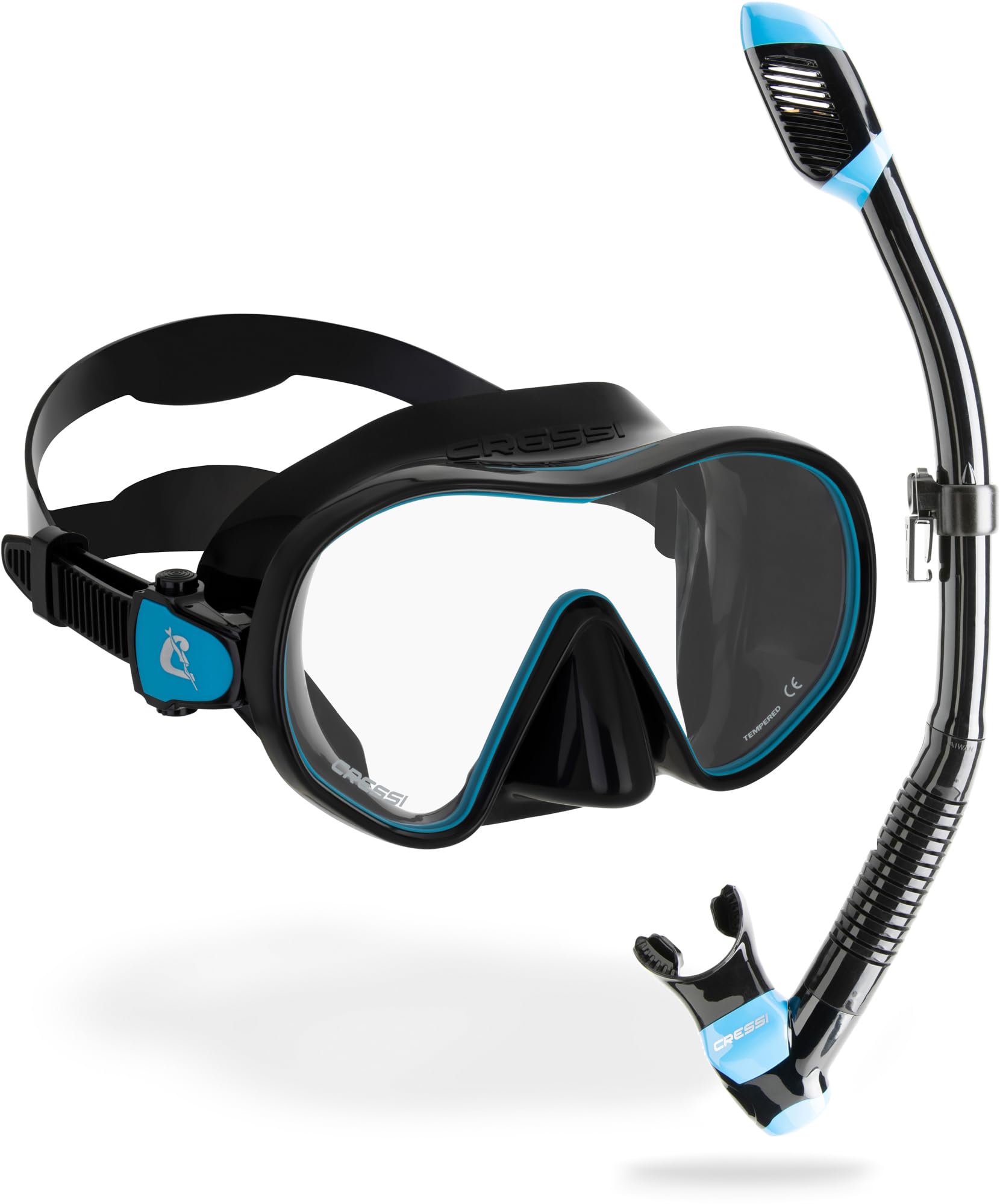 Cressi F-Dual & Supernova Dry, Blanco/Rosa