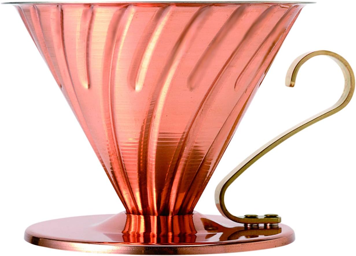 HARIO VDP-02CP V60 Copper Dripper for 1-4 Cups, Made in Japan
