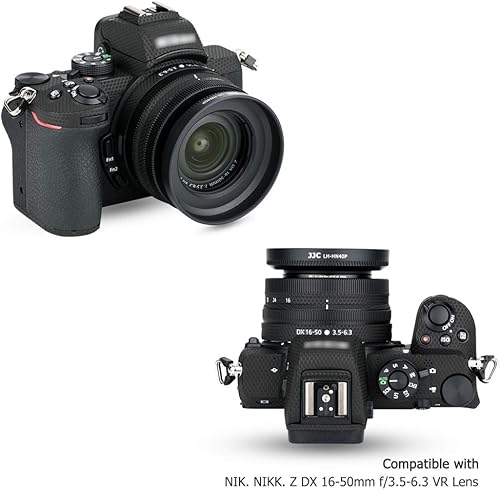 Miniatura 39 de Parasol tipo bayoneta estilo pétalo para Nikon NIKKOR Z 0.945-1.969 in f/4-6.3 lente en Nikon Z5 Z6 Z6 II Z7 Z7 II Reemplazar Nikon HB-98 Sustituye