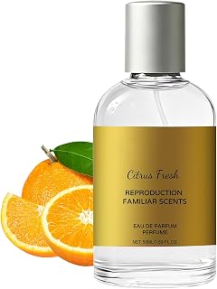 Perfume Fragrance Spray, 50ml Citrus Scents Unisex Fruity Perfume Mist for Traveling, Business Trips with Long-Lasting Freshness, Suitable for Home, Workplace, Meetings, Casual Gatherings for Men, Wom