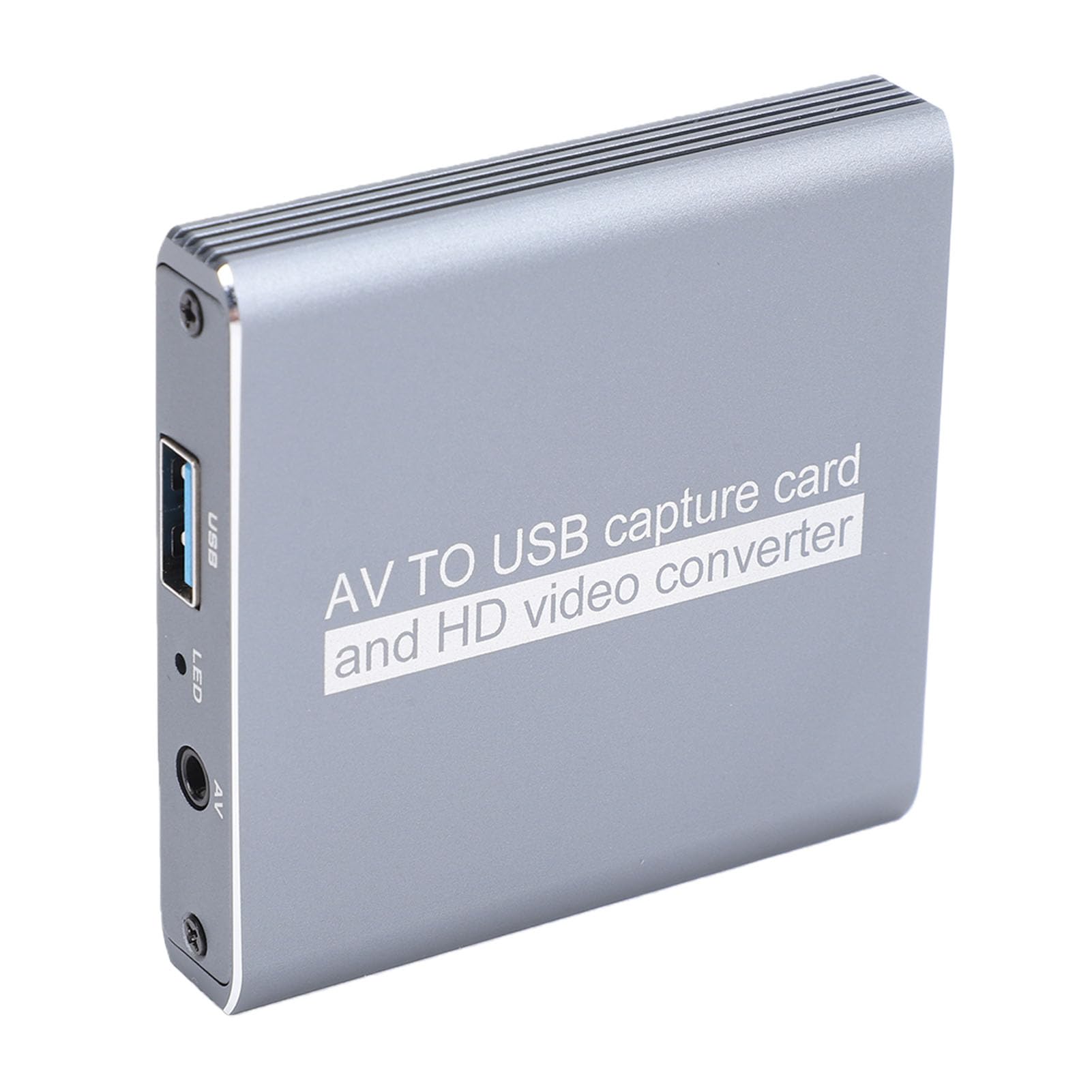 Convertitore da VHS a Digitale, Convertitore da AV a HDMI, Scheda di Acquisizione Video USB, per Videoregistratore Hi8 VHS in Digitale 1080P per PC, Vecchi Nastri in MP4