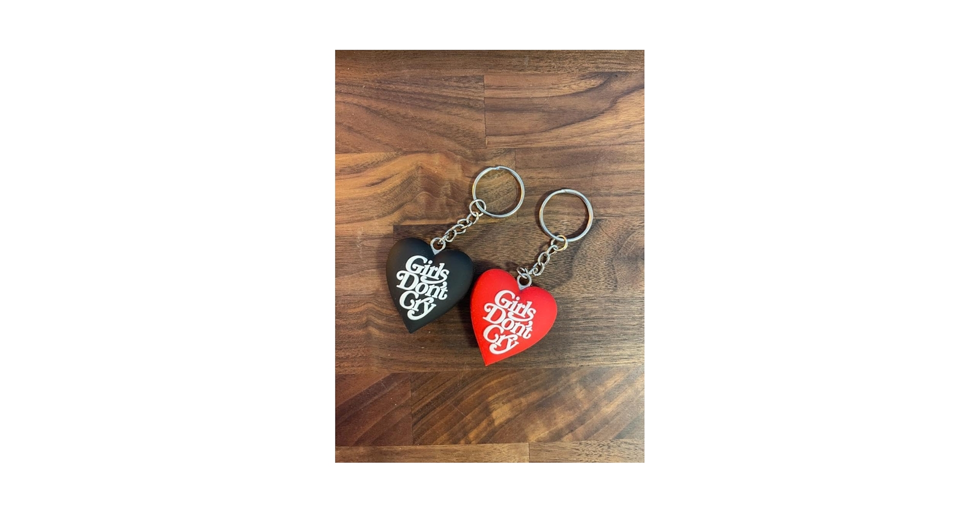 Girls Don't Cry キーチェーン Girls Don't Cry Heart Keychain Pink - FW19 - US