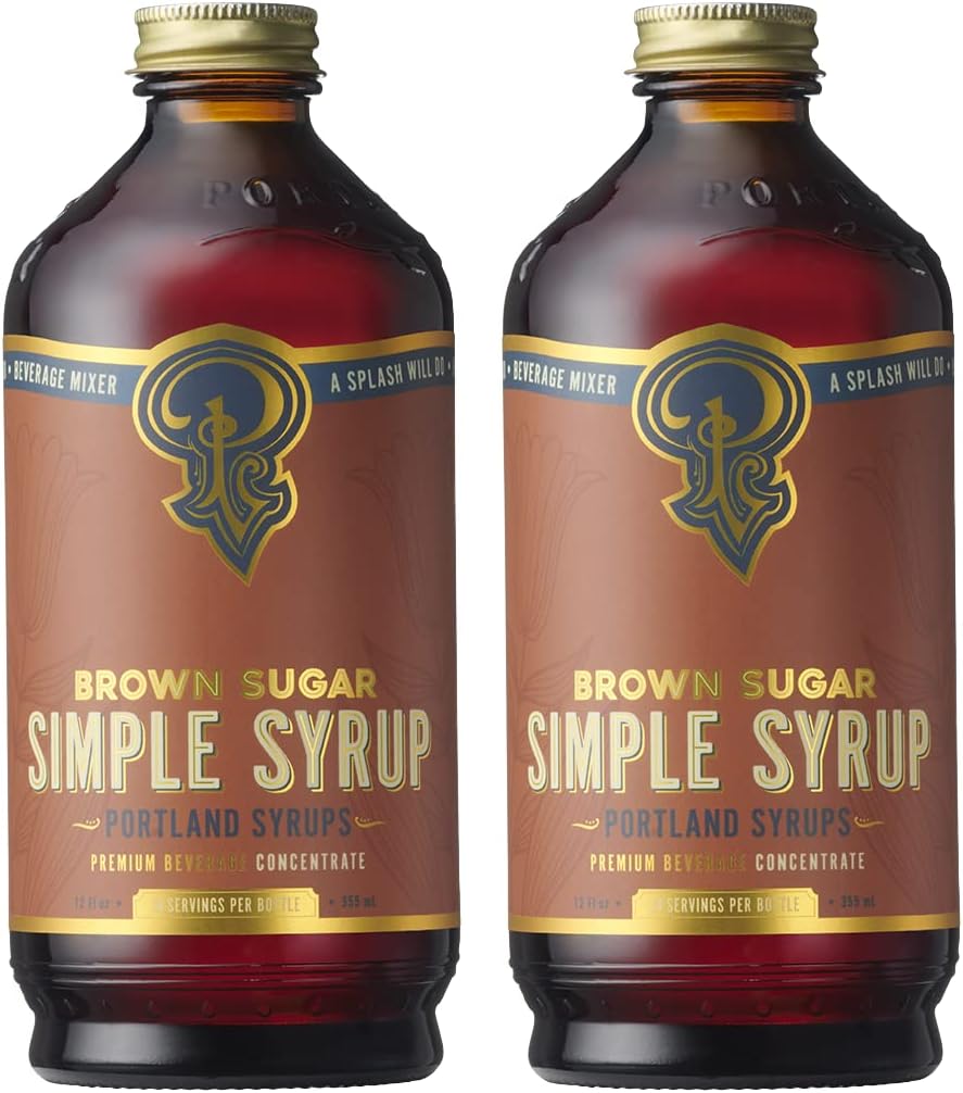 Portland Syrups Brown Sugar Simple Syrup Drink Mix for