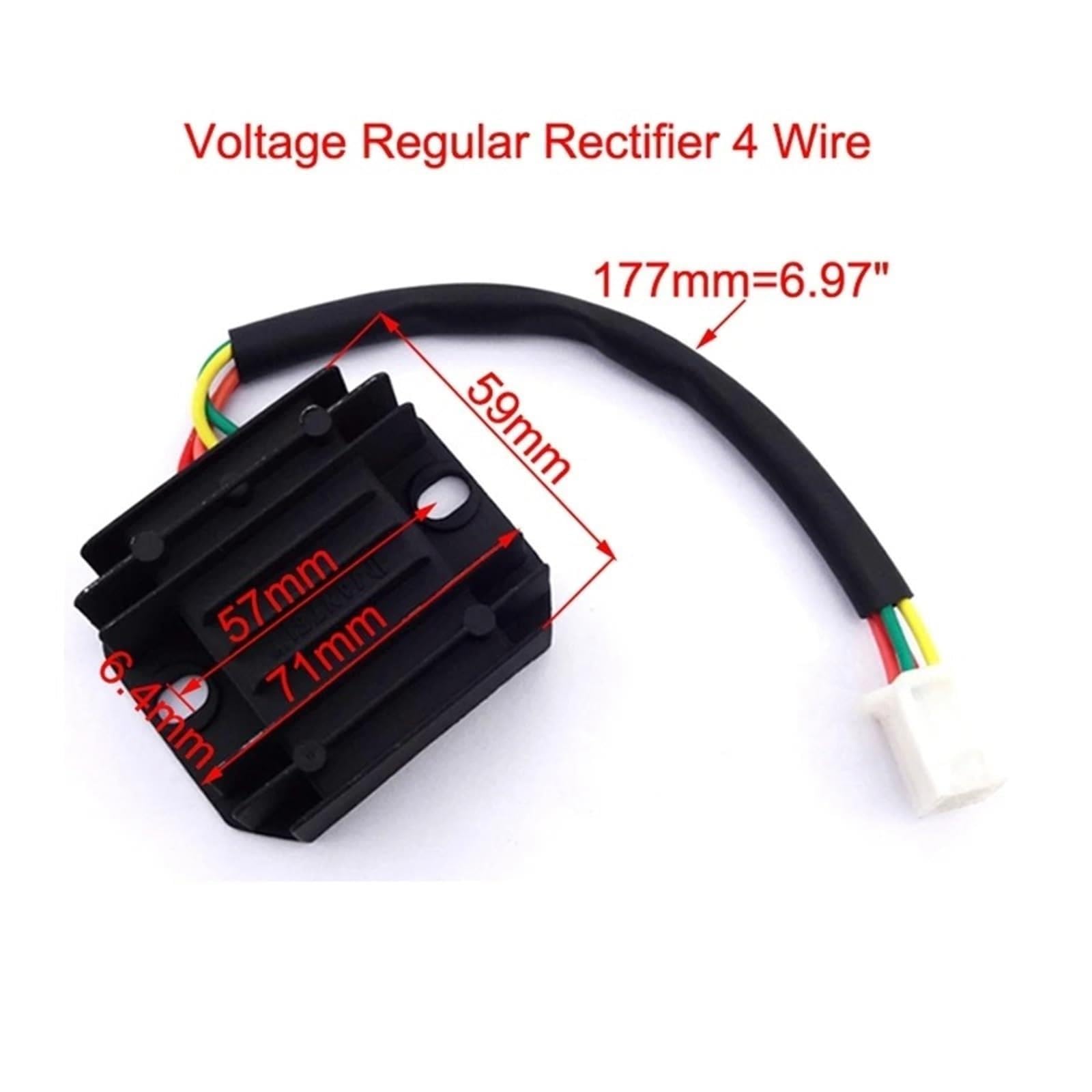 Regulador rectificador 4 cables Regulador de voltaje rectificador