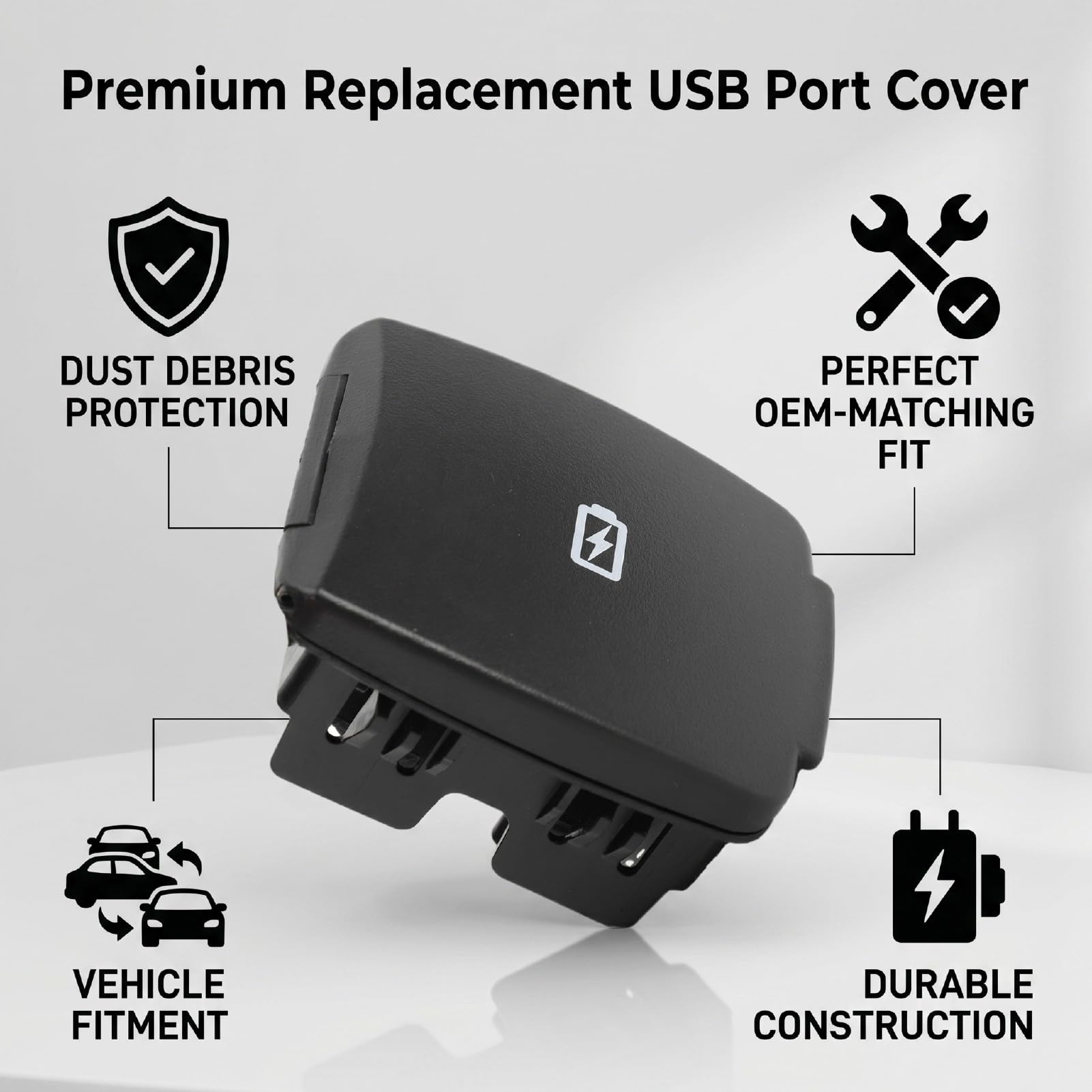 Dual USB Ladegerät Abdeckung für Explorer 2016-2019