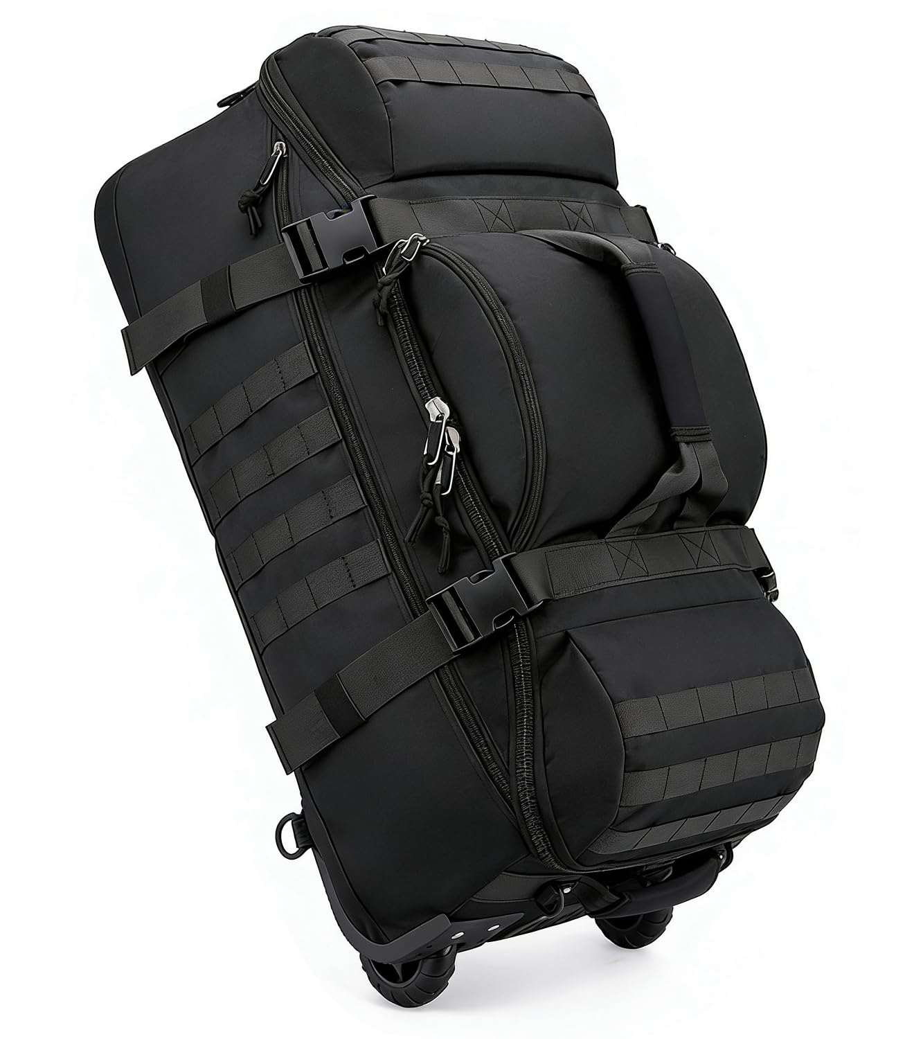 Torba podróżna na kółkach, 80 litrów, bagaż kabinowy, torba, torba duffel, składana torba podróżna, wodoodporna torba na czas wolny, torba na rolkach, podróże na kółkach z wieloma kieszeniami
