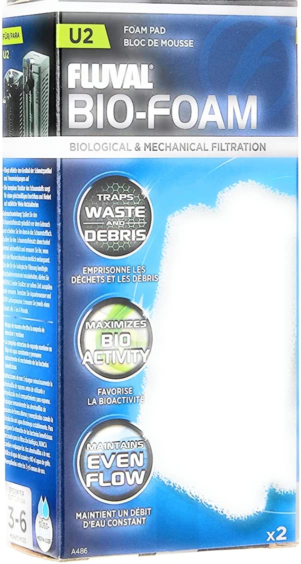 Cartucce Filtranti Fluval U2 Poly Carbon - 3 Confezioni Da 2 Pezzi Per Acquari - Foto 5