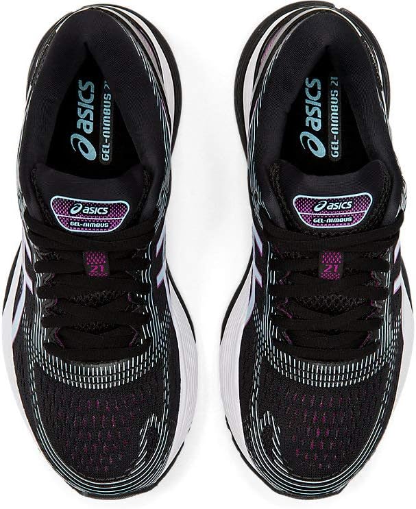 ASICS Gel-Nimbus 21 Women's Running Shoes 5 Black/Skylight