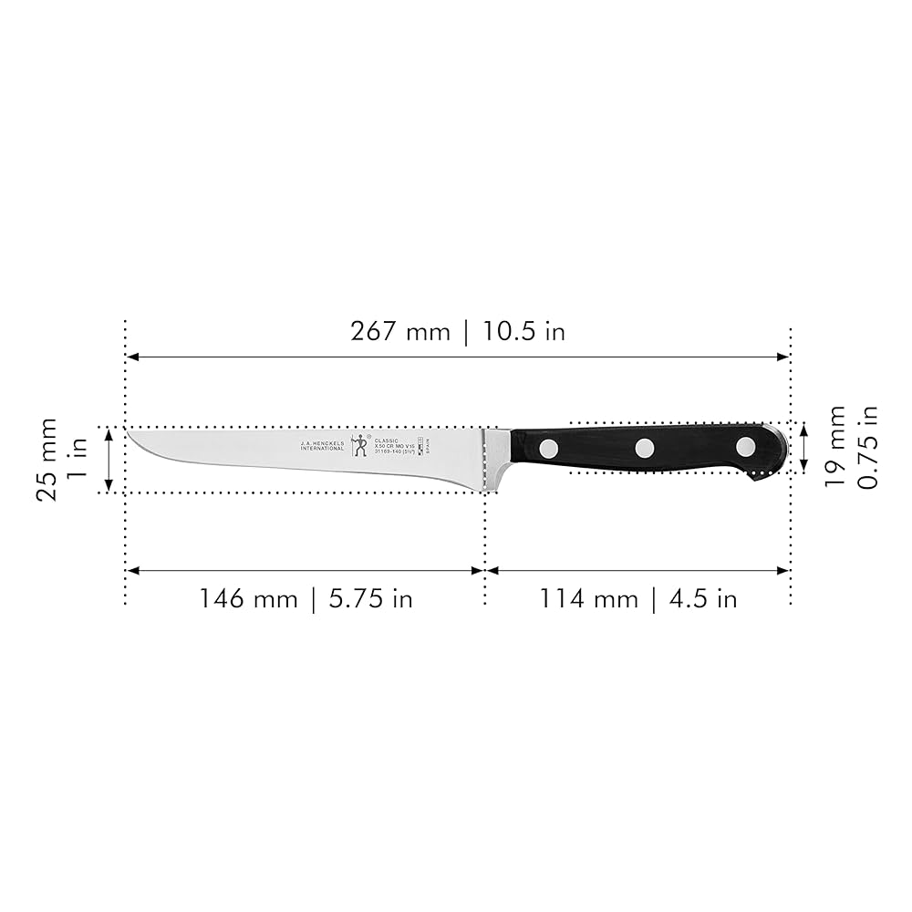 HENCKELS 西洋剃刀 10072½ HENCKELS Classic Razor-Sharp 5.5-inch Boning Knife, German