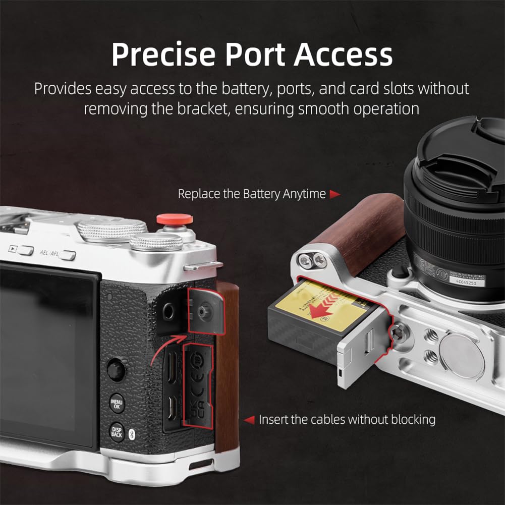 Amazon | sikiwind L字型グリップ for FUJIFILM X-M5 カメラハンド