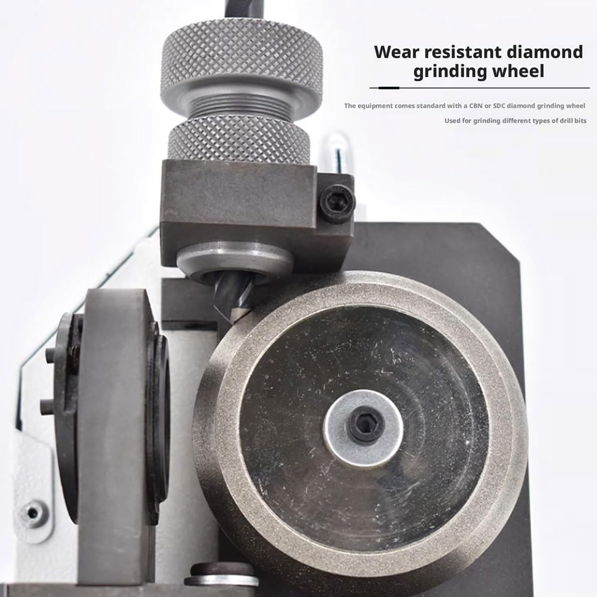 Drill Bits Sharpener,Portable Drill Bits Grinder Sharpener,Collet Chuck Range 2-13mm,Portable Sharpening Machine,90°-145° Adjustable Point Angle,Rotational Positioning, for DIY Use