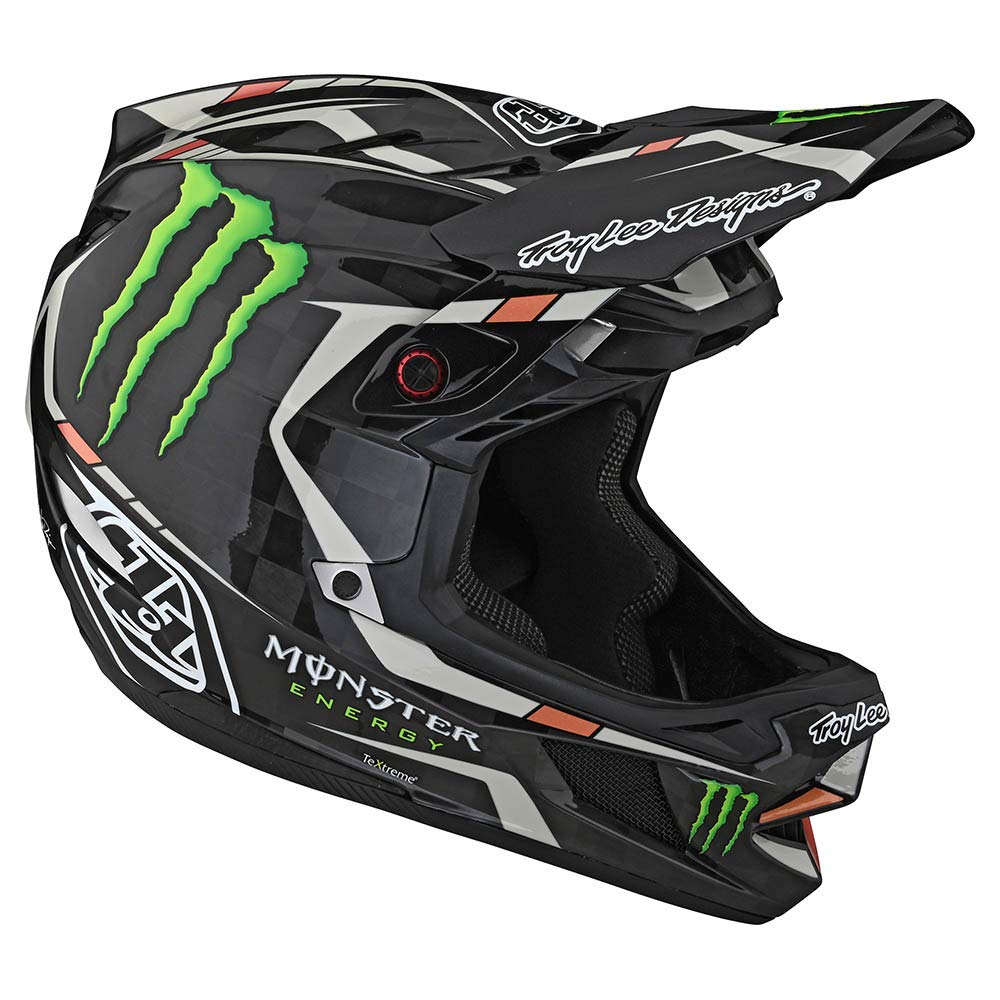 Casque BMX Vintage EBS Carbon Kevlar Troy Lee Designs 1997 - Décoration Flammes, Neuf