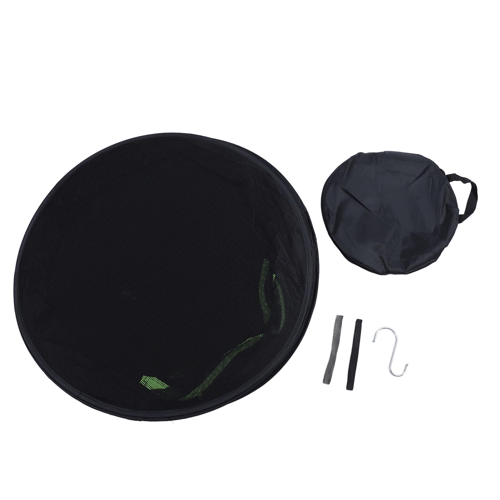 Bewinner Séchoir à Herbes | Filet de Sechage avec Couvercle à Fermeture éclair | Égouttoir Multifonctionnel pour Biberons | Vert Fluorescent, 6 Niveaux