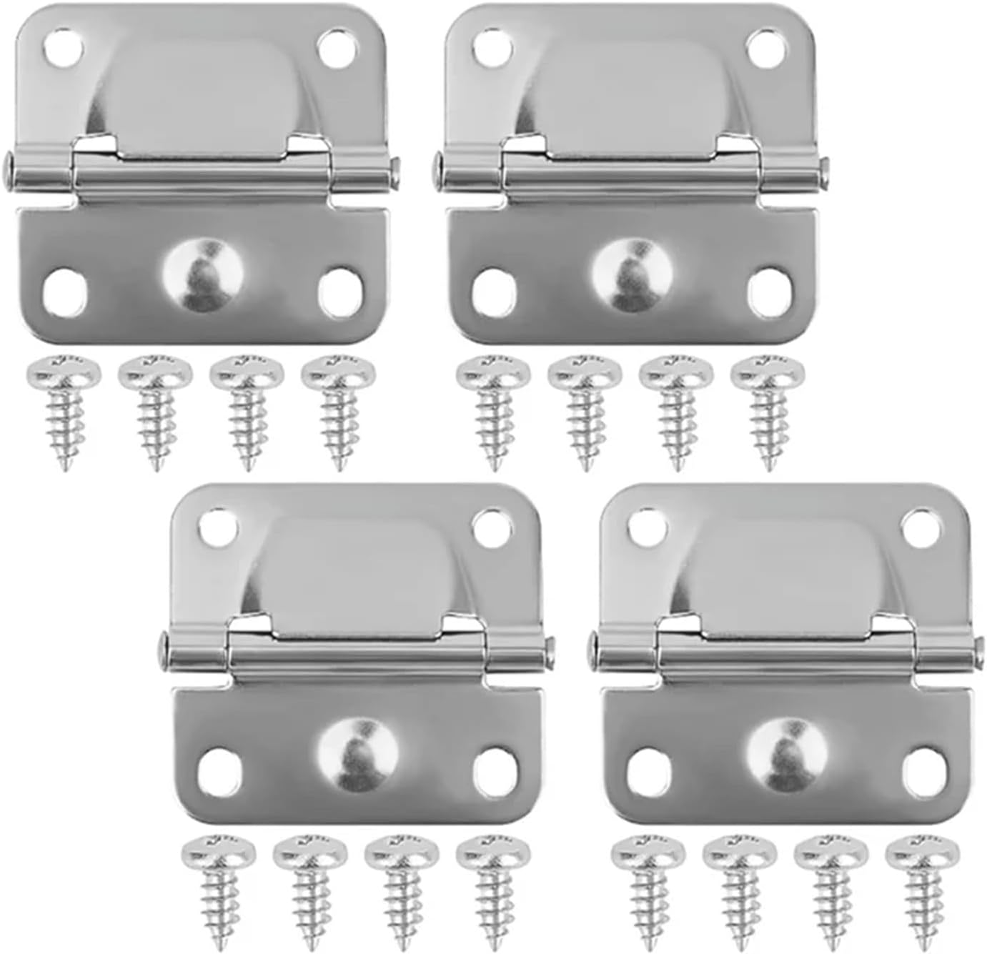 Cooler Hinge 16pcs Stainless Steel Cooler Hinge Replacement with Screws, Accessories Set for Replacement Parts,Camping,Tailgates