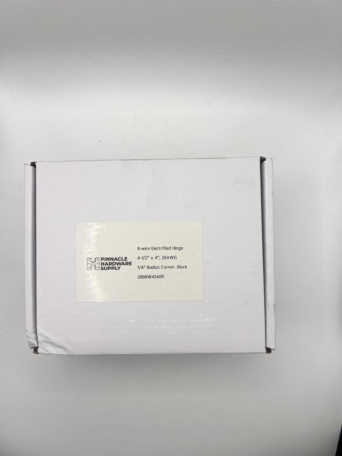 8 Wire Electrified Round Corner Hinge Black 4.5"*4"