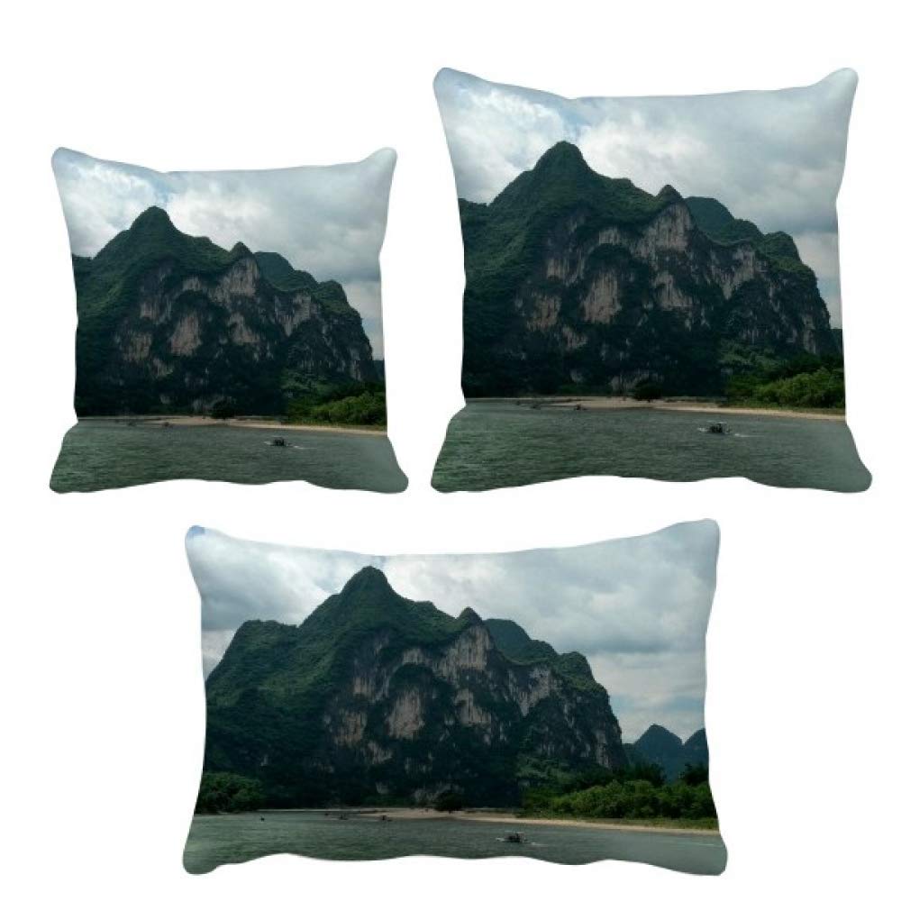 Coussin de photographie paysage pour une ambiance cosy sur le canapé