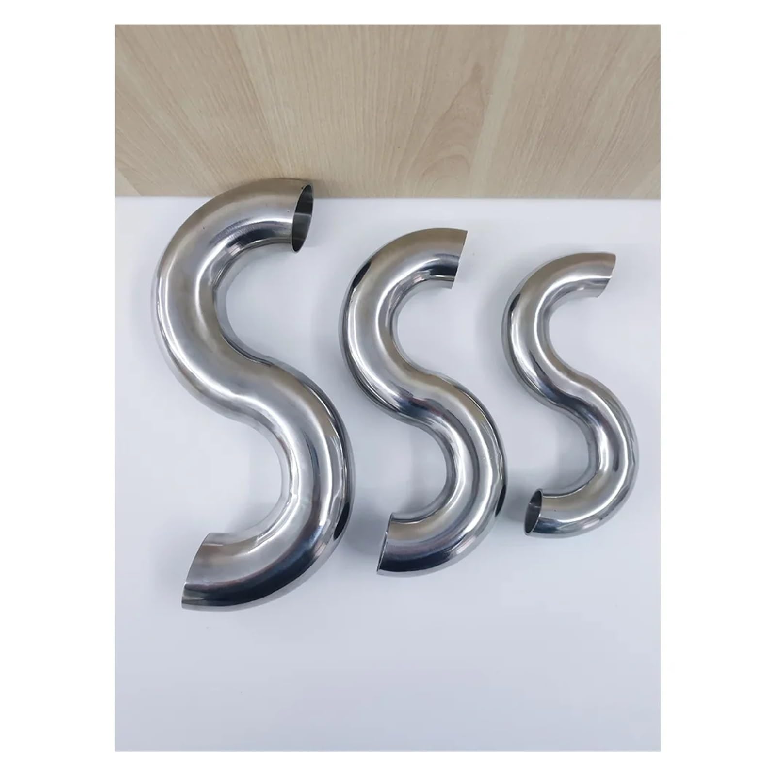 Soldadura a tope de 45mm OD, accesorio de tubería de acero inoxidable 304, resistente al olor en forma de S, 1 ud.