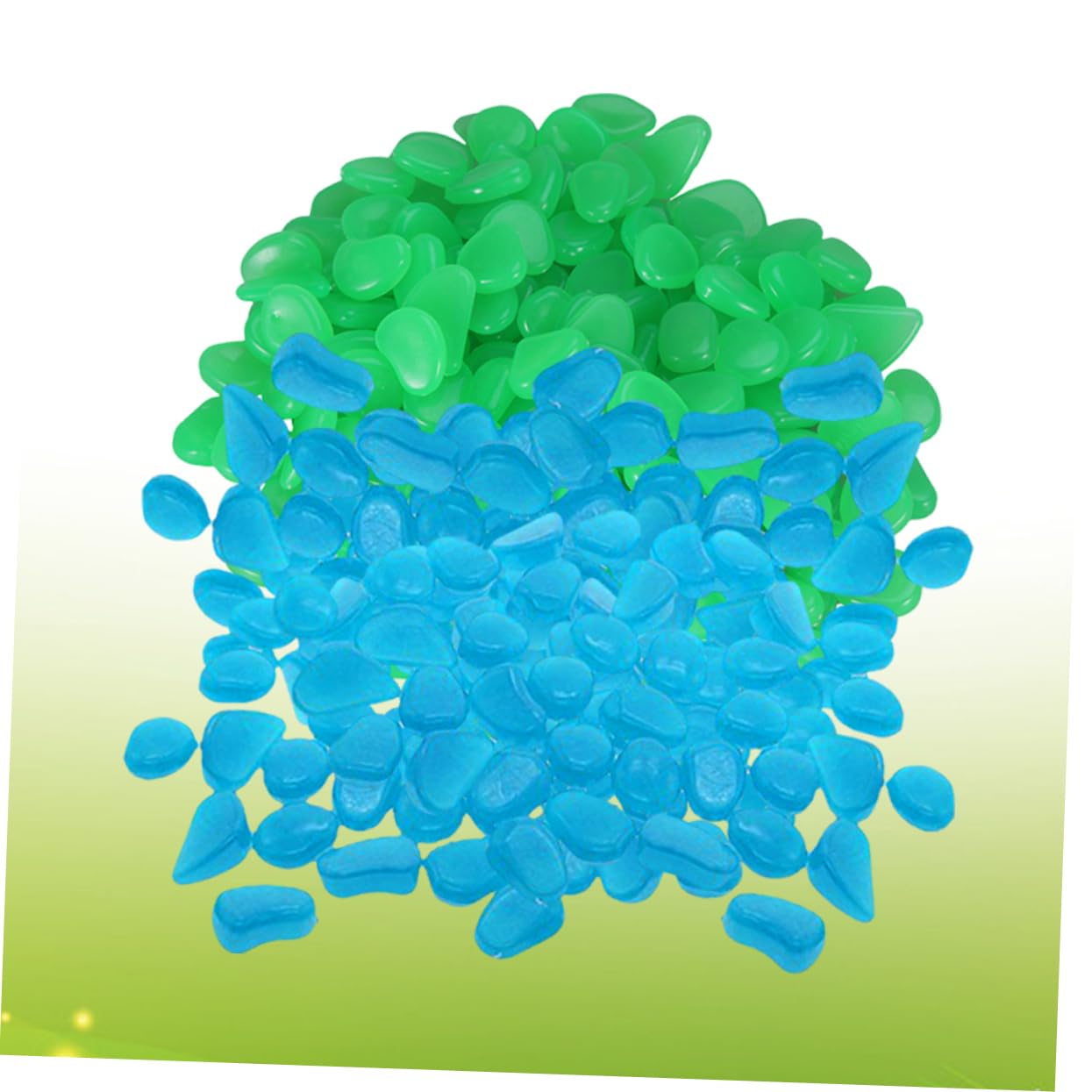 Mikikit Glow Stones Large Pcs Luminous Stones Artificial Decor for Fish Tanks Yard