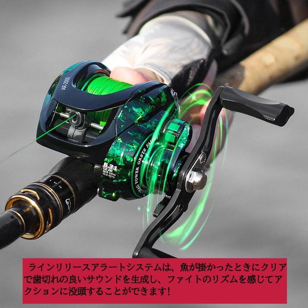 Amazon | ベイトリール 釣りリール 海釣り 淡水釣り 両用 左/右