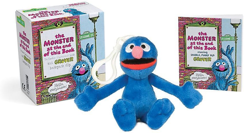 Sesame Street: The Monster at the End of this Book: Includes Illustrated Book and Grover Backpack Clip (RP Minis) Paperback – Illustrated, April 25, 2017