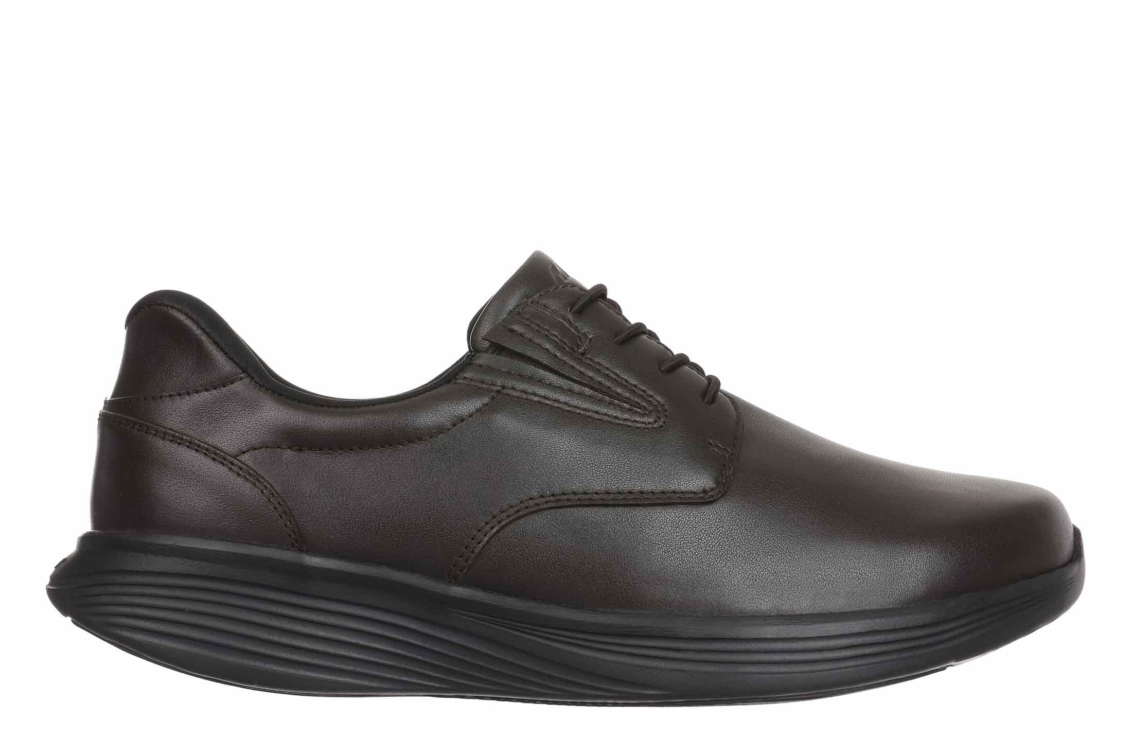 MBT SF-100 Scarpe Casual da Uomo in Stile Classico. Scarpe fisiologiche e Confortevoli. Massimo Comfort e stabilità con Suola Rocker. Scarpe Casual con Lacci.