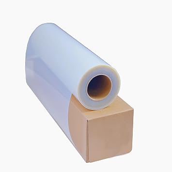 17" x 100 Waterproof Inkjet Transparency Film for Silk Screen Printing, 5 Mil Milky Transparency Film Roll with 2 inch Core for Screen Printers