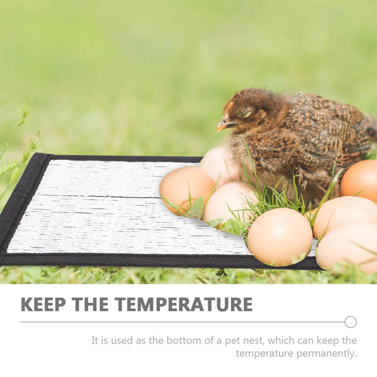 YARNOW 4pcs Heating Pad Reptile Terrarium Heat Mat Reptile Heat Pads Reptile Mat Outdoor Heated Pet Pad Warm Reptile Under Tank Heater Reptiles Mats Waterproof Reptile Pad Pearl Cotton