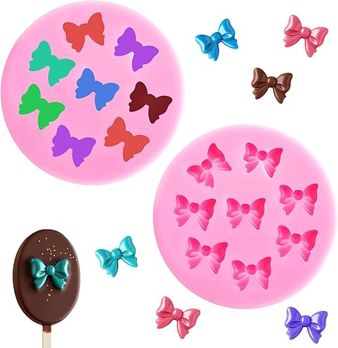 Miniatura 32 de HKNMTT Moldes redondos de silicona, 3 unidades, 12 cavidades de 2.1 pulgadas, cilindro redondo cubierto de chocolate, moldes para hornear