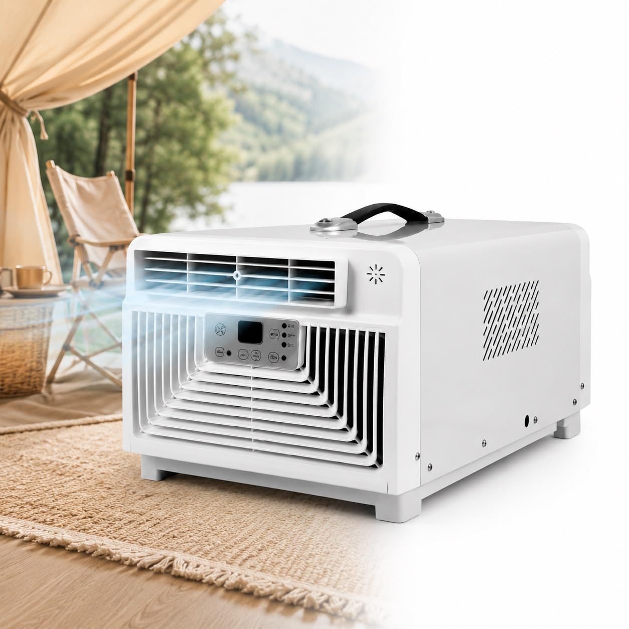 3400 BTU Camping Air Conditioner, Mini Portable AC
