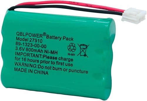 Miniatura 2 de QBLPOWER 27910 Batería recargable para teléfono inalámbrico compatible con teléfonos inalámbricos 89-1323-00-00 E1112 E2801 TL72108 SD-7501 23-959