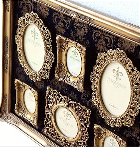 イタリア製　アンティーク　フォトフレーム　ピエロ フォトフレーム 額入りフォトフレーム リボンフォトフレーム