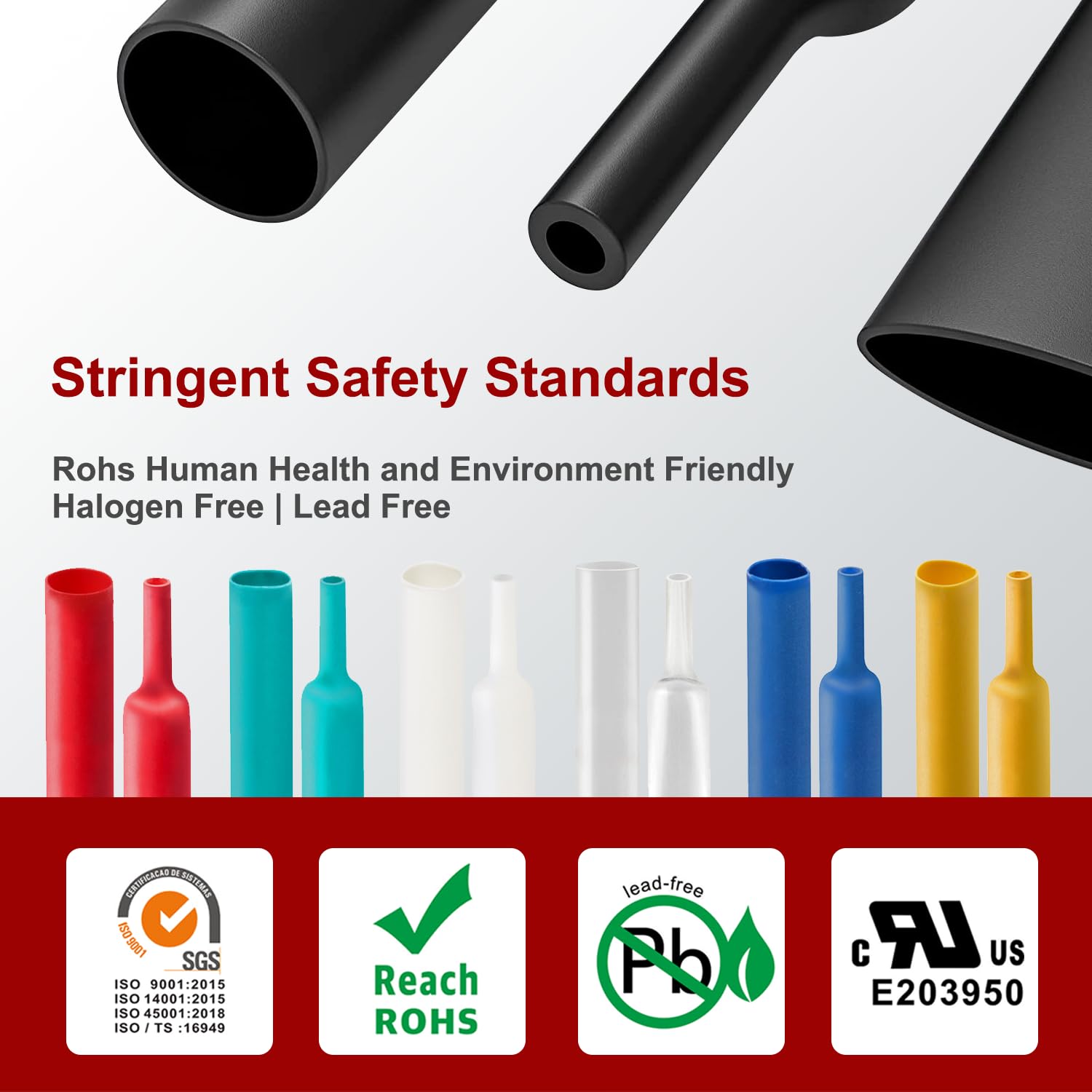 Chanzon Heat Shrink Tubing Kit - 140 Pcs Waterproof -6