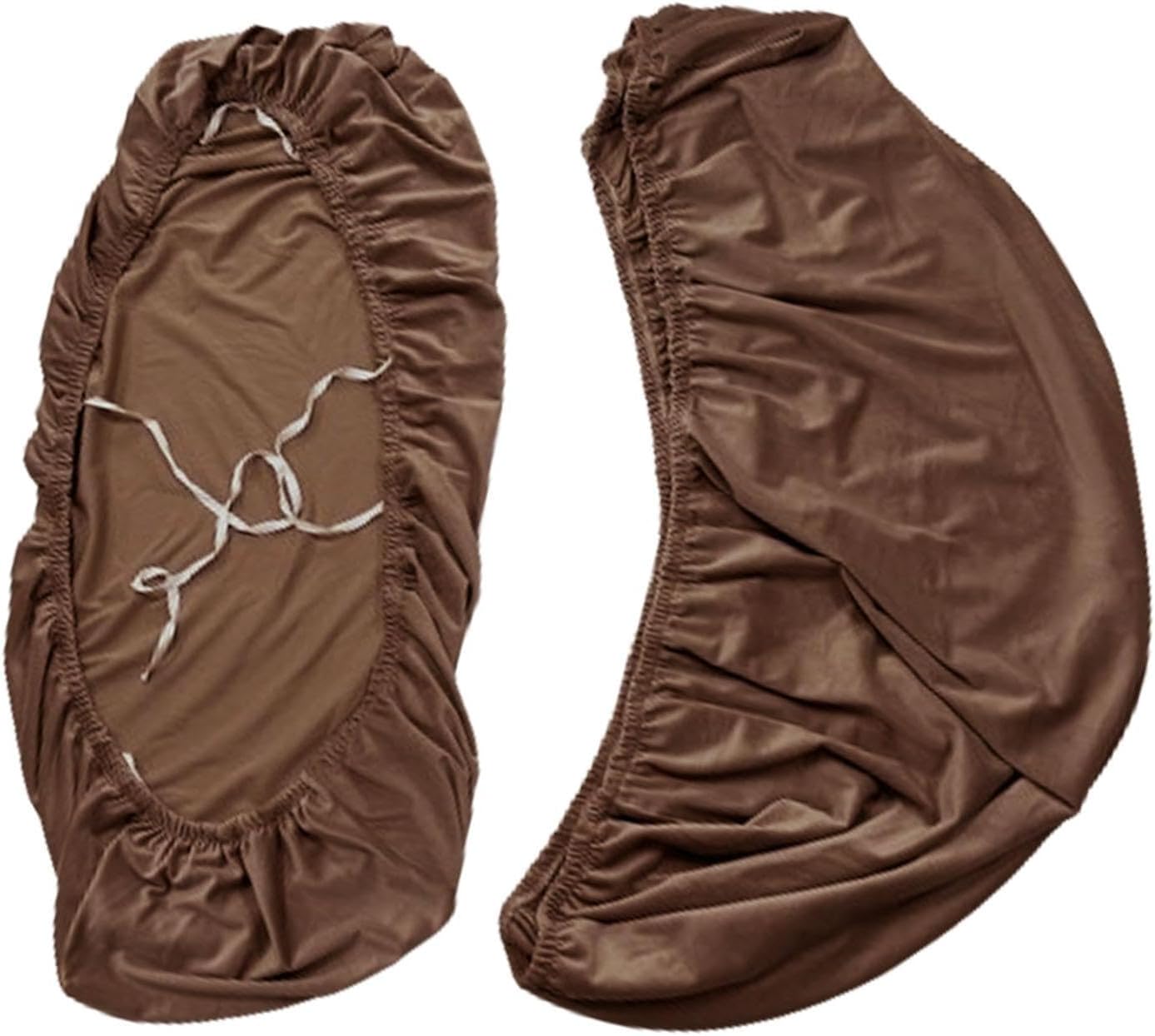 2PACK .....Dinette Cushion Covers Campers Cushion Slipcovers Easy Care Washable Replacement RV Seat Cover Elastic for Bench Sofa, Caramel Color