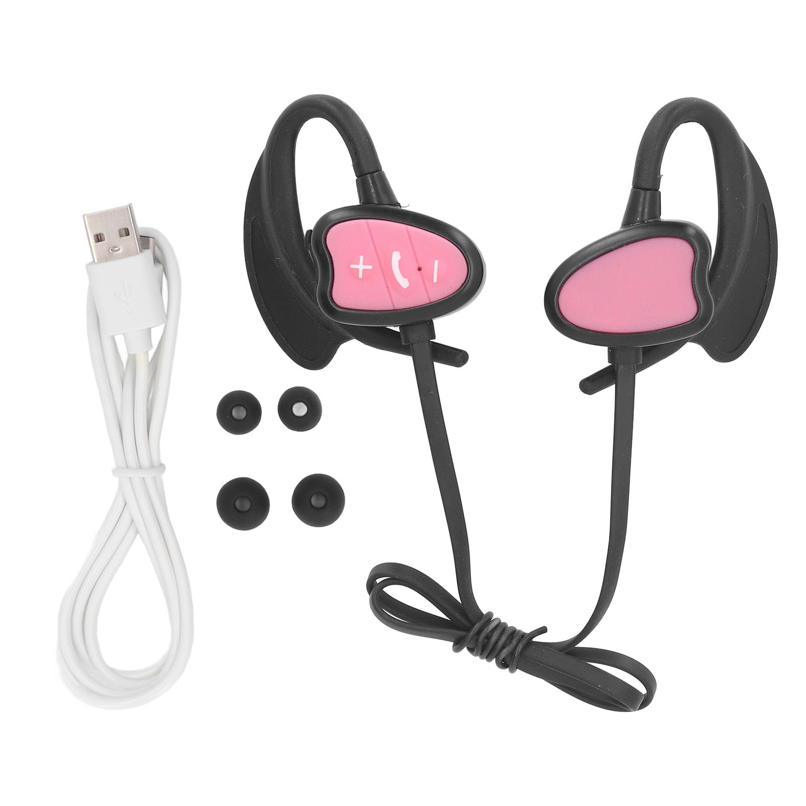 Słuchawki Bluetooth, Wodoodporne Słuchawki IPX8 do Pływania, Pływania w Uszy Wbudowane w pamięć 32 GB, Redukcja Hałasu, Dopasowanie do Sportu, Treningów, Biegania