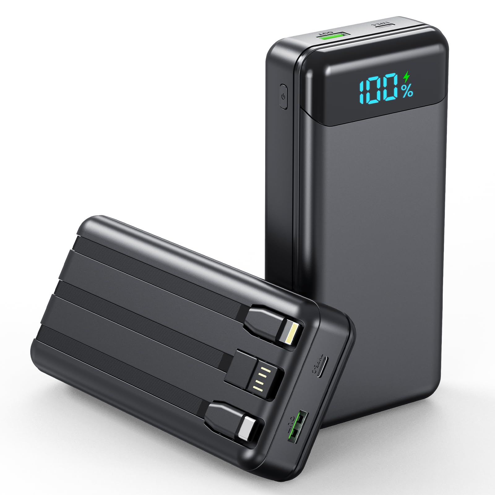 Power Bank 27000mAh, Portable Charger PD20W & QC4.0 22.5W Fast Charging