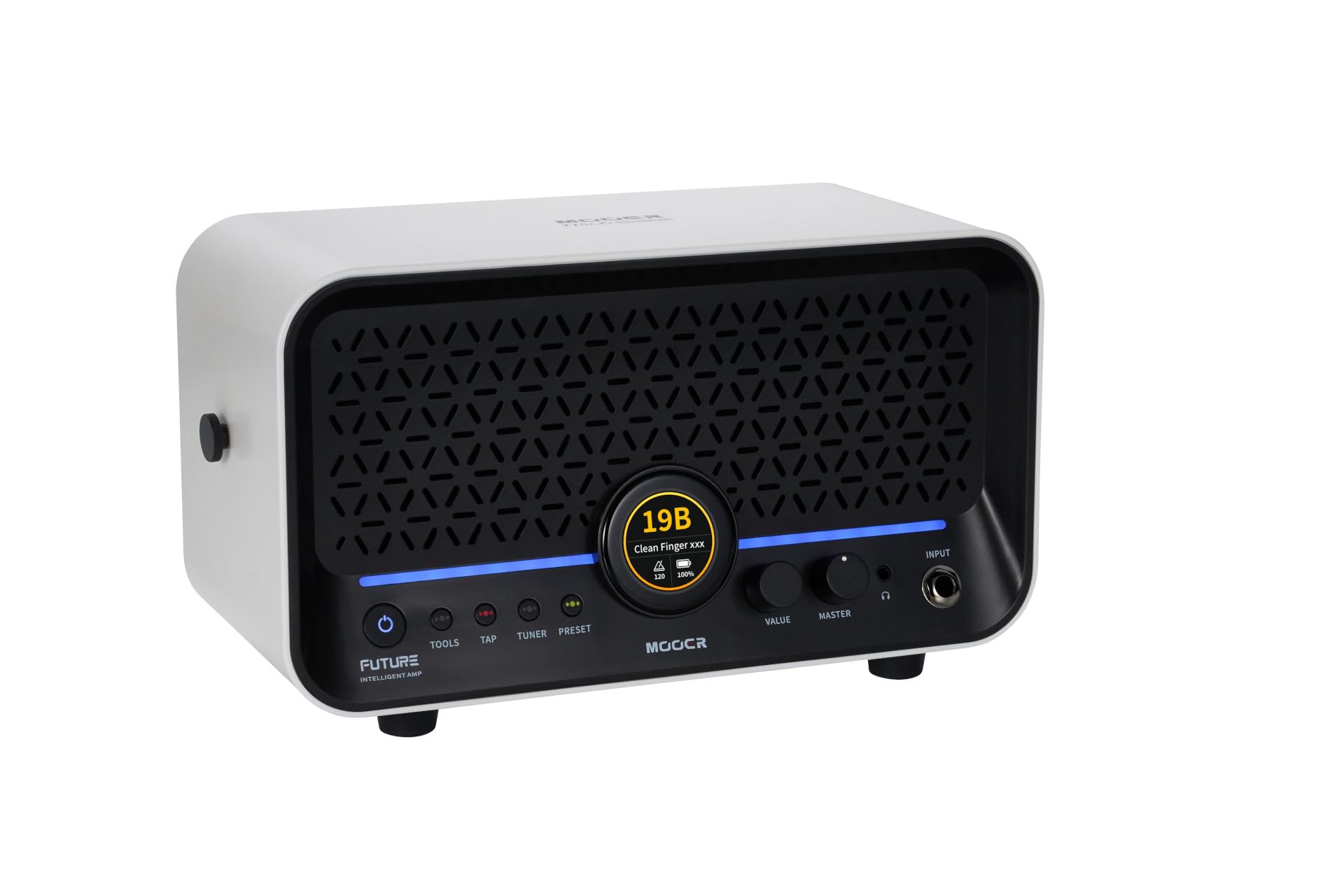 Mooer F15i Li - Combo Multi-Effetti & Modeling per Chitarra, 15 Watt, con Batteria - Bianco Neve