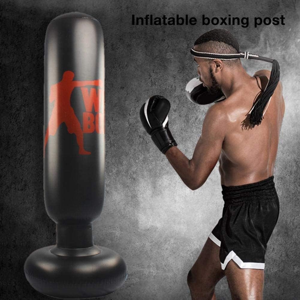 Punching Bag, Reflex Bag Boxing for adults kids, Punch Bags Heavy Duty Inflatable Fitness Punching Bag Active Kids Will Love Staying Fit With This Freestanding Bag Karate Target Bag For Kids Teenagers