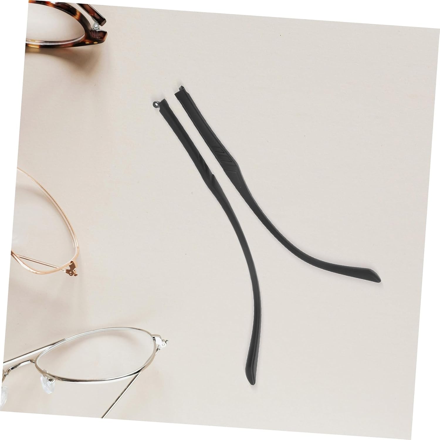 Didiseaon Eyewear Temple Replacement for External Tooth Frames Lightweight Glasses Frame Temple Parts for Men and Women