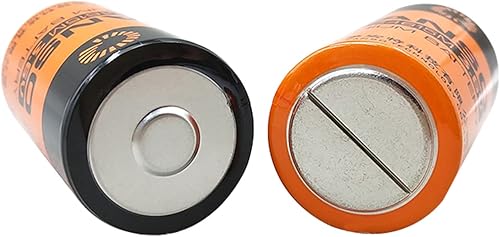 Miniatura 5 de POWCAMAH - Batería de litio ER34615M D de celdas de litio de 3.6 V 14000 mAh no recargable para máquina herramienta CNC, máquina de impresión,