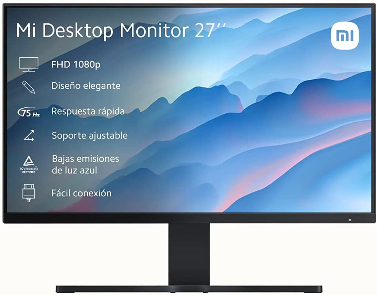 Xiaomi Mi Desktop Full HD Monitor 1C, ‏ B09DKK8B92, 27 inch, 75 Hz