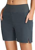 Vista 1 de BALEAF Traje de baño de 5 pulgadas para mujer, de secado rápido, cintura alta, UPF 50+, con forro