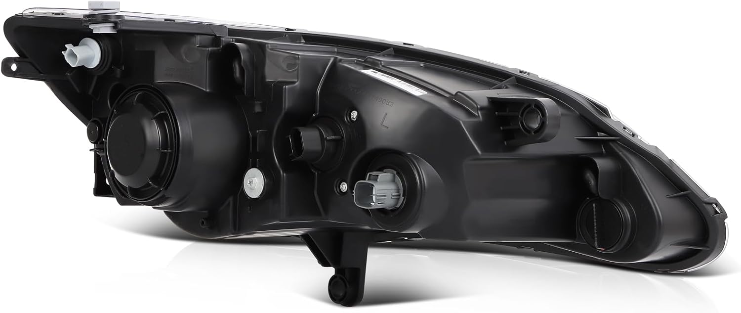 OCPTY Headlight assembly Pair Replacement for 2011-2014 for CHRYSLER 200 Chrome Housing Bulbs Not Included 5182591AE CH2518140