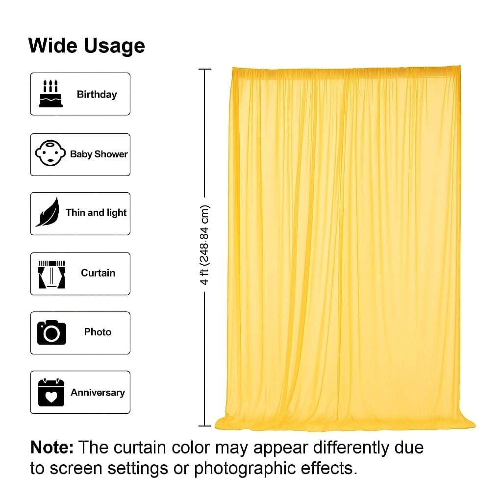 Party Propz Navratri Decoration Items, Diwali Decoration for Home Decor, Yellow Backdrop for Decorations, Backdrop Cloth for Decorations Pooja, Haldi Decor (8Pc)(Light 9m, Leaves, Satin Mix) - Image 8 thumbnail