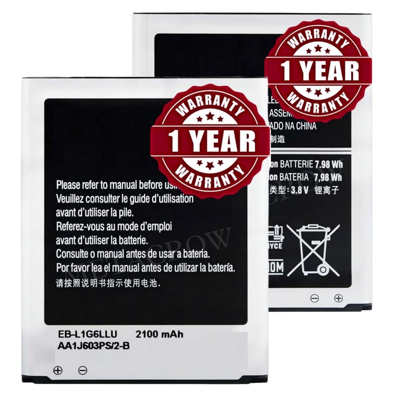 Image of Original EB-L1G6LLU Battery Compatible for Samsung Galaxy S3 | S3 Neo - (2100mAh) - 1 Year Warranty JK1