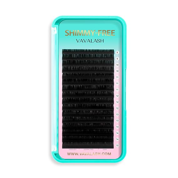 Shimmy-Free Volume Lash Extensions,Self Fanning Eyelash Extensions,0.03/0.05 C CC D Curl 8-15mm Mixed Length Tray, Soft Matte Black,Classic Lash Extensions for Professional Lash Artists(0.05-D-8-15mm)