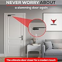 Vista 7 de Series 5000 Automatic Door Closer – Surface Mounted Hydraulic Closer with Hold Open Arm – Adjustable Speed, Easy Install with Template and Video