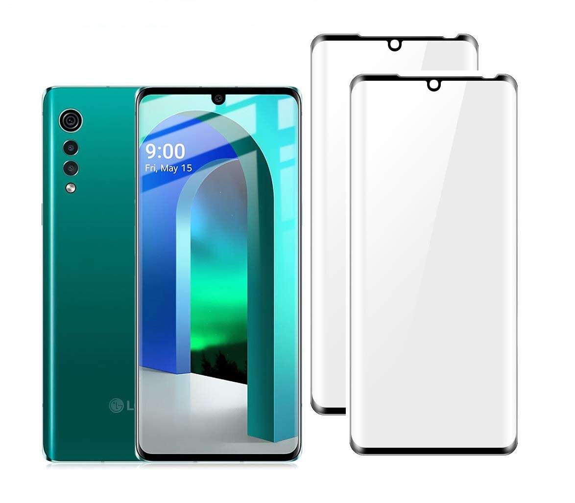 FanTing Vetro Temperato Per LG Velvet – 4 Pezzi, Durezza 9H, Copertura Completa, Anti-impronta - 4